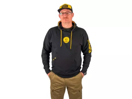 Black Cat Mikina Black Hoody vel. M