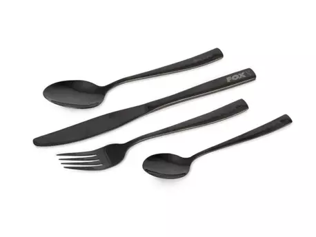 Fox Sada Příborů Black Stainless Cutlery Set