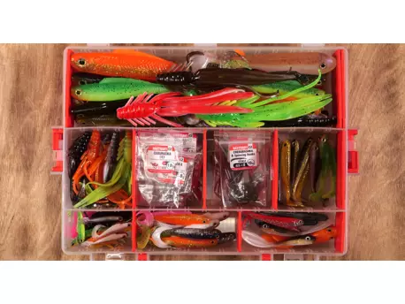 Univerzální velká zvýhodněná sada okoun / candát / štika / pstruh "Čeburaška" 2024