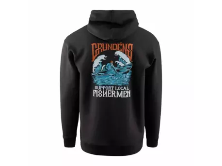 Grundéns Regnkläder AB Displacement DWR Hoodie SL Fisherman Black XL