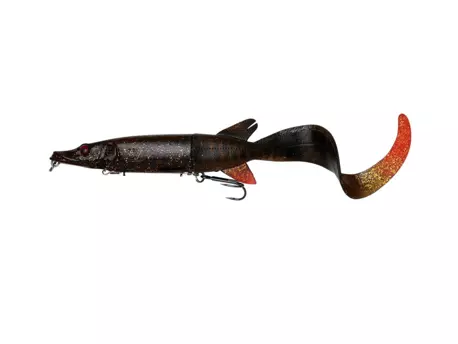 Savage Gear Gumová Nástraha 3D Hybrid Pike Slow Sink Motor Oil 17 cm 47 g VÝPRODEJ