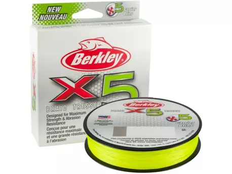 Šňůra Berkley X5 300m Flamegreen VÝPRODEJ