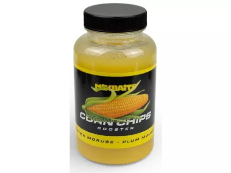MIKBAITS Corn Chips booster 250ml - Švestka Moruše