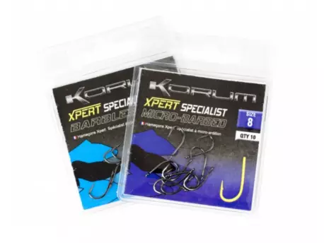 Korum Háček Xpert Specialist Hooks Barbed Velikost 14