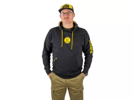 Black Cat Mikina Black Hoody AKCE