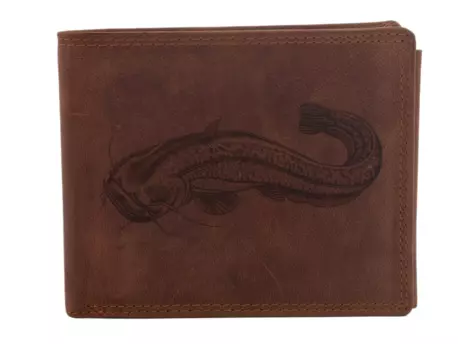 Mercucio Pánská peněženka světlehnědá sumec celý