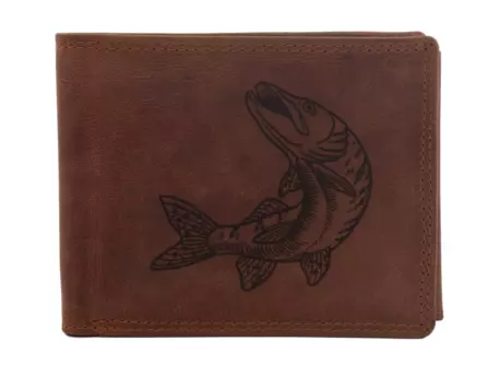 Mercucio Pánská peněženka světlehnědá Štika