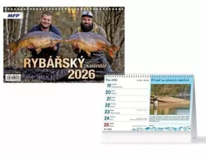 Rybářský kalendář 2026 - stolní kalendář