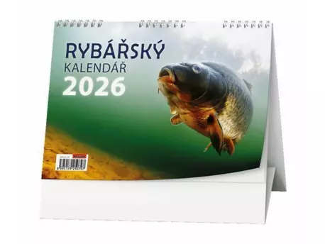 Rybářský kalendář 2026 - stolní kalendář
