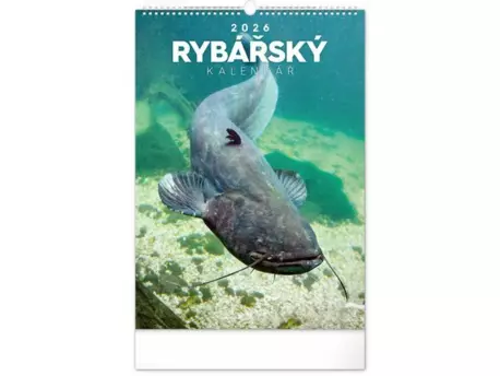 Rybářský kalendář 2026 - nástěnný kalendář