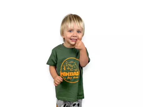 Mikbaits oblečení - Dětské tričko zelené 2 - 4 roky