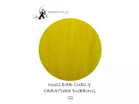 Nuclear Curly Creature dubbing - Fluo Yellow