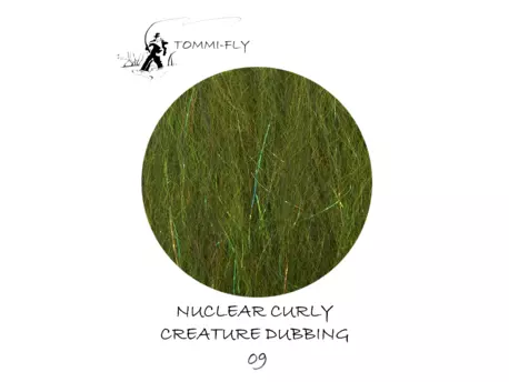 Nuclear Curly Creature dubbing - Olive green