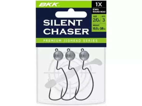 BKK Jigová hlavička Silent Chaser 1X EWG Round Head 10,6g Velikost 4/0 3ks VÝPRODEJ