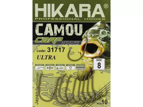 TRAPER Háčky HIKARA CAMOU ULTRA