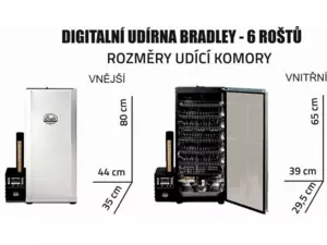 Bradley Smokers Udírna Digital 6-roštů