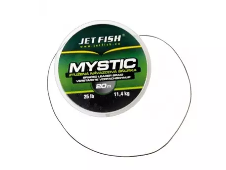 JET FISH Návazcová šňůrka Mystic - 25lb - 20 m