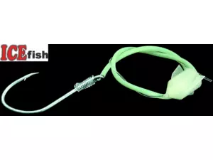 ICE FISH Vláčecí háček - zvukový / FLUO