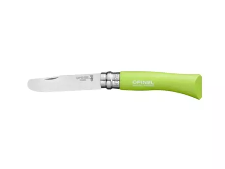 My first OPINEL VR N°07 Inox, 8 cm, apple green