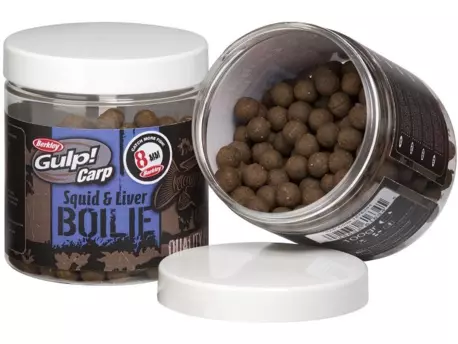 BERKLEY Boilies GULP CARP Squid Liver 8mm 100g