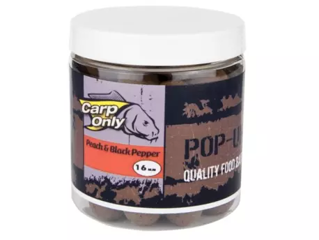 Plovoucí boilies CARP ONLY Peach & Black Pepper 100g