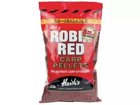 DYNAMITE BAITS Pellets Pre-Drilled - Robin Red 8mm 900g (10ks)