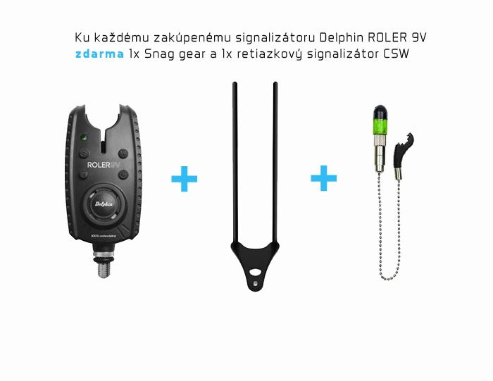 DELPHIN ROLER 9V + CSWII + SNAG-GEAR Al