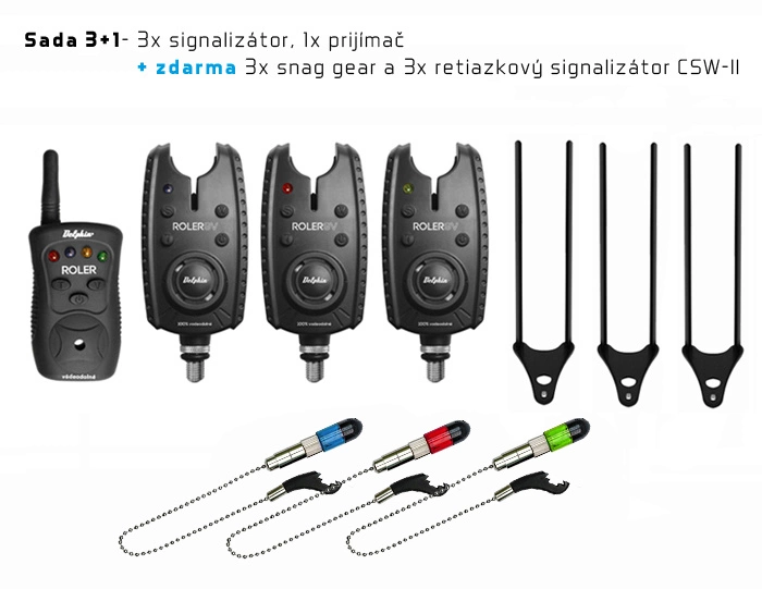 DELPHIN ROLER 9V + CSWII + SNAG-GEAR Al