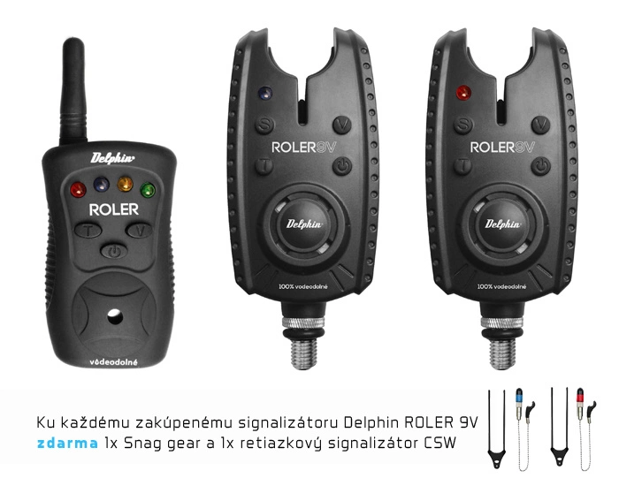DELPHIN ROLER 9V + CSWII + SNAG-GEAR Al
