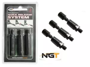 NGT Rychlospojka Quick Release Connector Black 3 ks