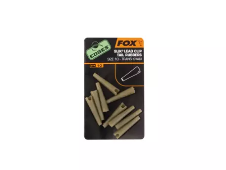 FOX převleky na závěsky na olovo Edges Slik Lead Clip Tail Rubber vel. 10 VÝPRODEJ