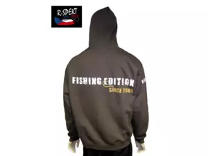 R-SPEKT Rybářská mikina s kapucí Fishing Edition čokoládová VÝPRODEJ