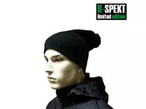 R-SPEKT Kulich pompom DUO beanie style černý