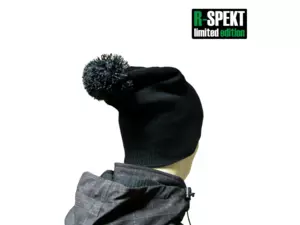 R-SPEKT Kulich pompom DUO beanie style černý