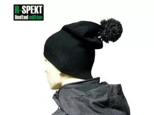 R-SPEKT Kulich pompom DUO beanie style černý