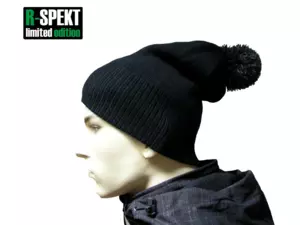 R-SPEKT Kulich pompom DUO beanie style černý