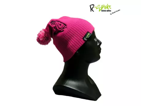 R-SPEKT Dětský kulich PomPom DUO beanie růžový