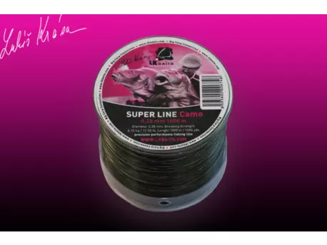 LK Baits Super Line Camo 0,33mm 750m