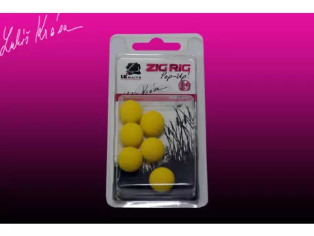 LK Baits ZIG RIG Pop–Up 14 mm – Yellow