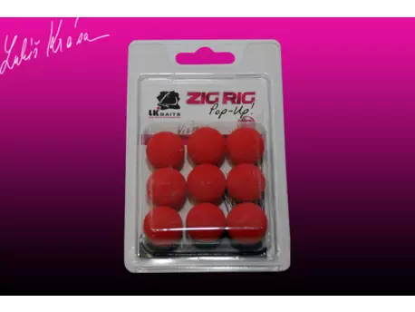 LK Baits ZIG RIG Pop–Up 18 mm –  Red