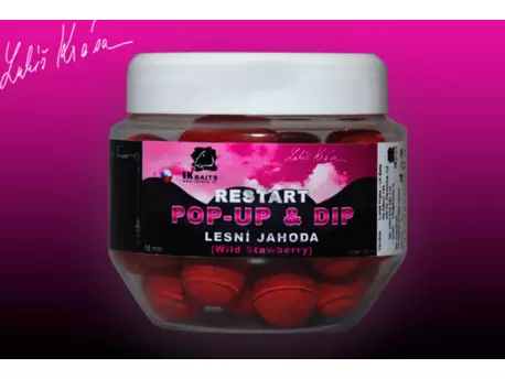 LK BAITS Pop-up ReStart Wild Strawberry+dip