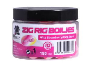 LK Baits Zig Rig Boilie Wild Strawberry/Carp Secret 10mm, 150 ml