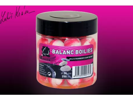 LK BAITS BALANC Boilie 250ml 20mm WILD STRAWBERRY/CARP SECRET