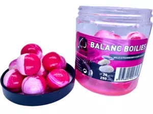 LK BAITS BALANC Boilie 250ml 20mm WILD STRAWBERRY/CARP SECRET