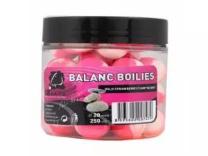 LK BAITS BALANC Boilie 250ml 20mm WILD STRAWBERRY/CARP SECRET