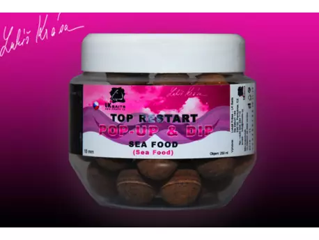 LK BAITS Pop-up  Top ReStart Sea Food 14mm 150ml +dip