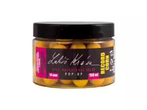 LK BAITS Pop up Boilie World Record Carp Corn 14mm 150ml +dip