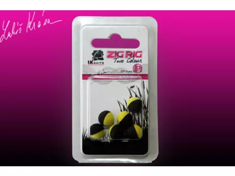 LK Baits ZIG RIG Pop–Up 10 mm – Black/Yellow