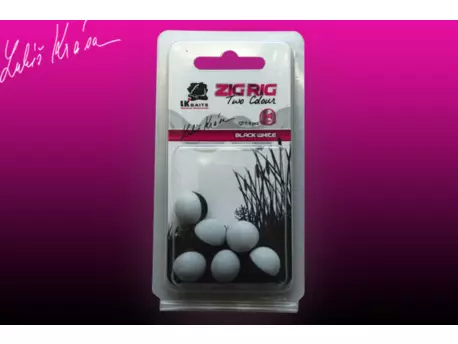 LK Baits ZIG RIG Pop–Up 14 mm – Black/White