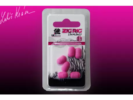 LK Baits ZIG RIG Dumbels Pop–Up – Pink